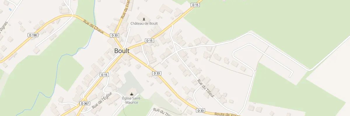 Plan du 7 Rue du Tilleul à Boult