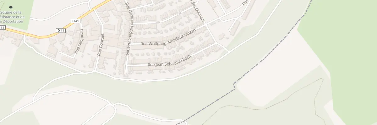 Plan du 127 Rue Jean Sébastien Bach à Homécourt