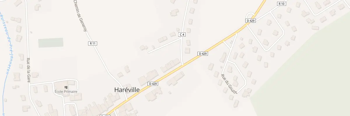 Plan du 311 Rue de Mirecourt à Haréville