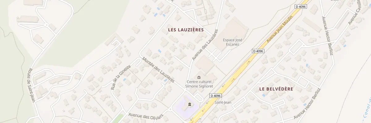 Plan du 3A Av des Lauzières à Château-Arnoux-Saint-Auban