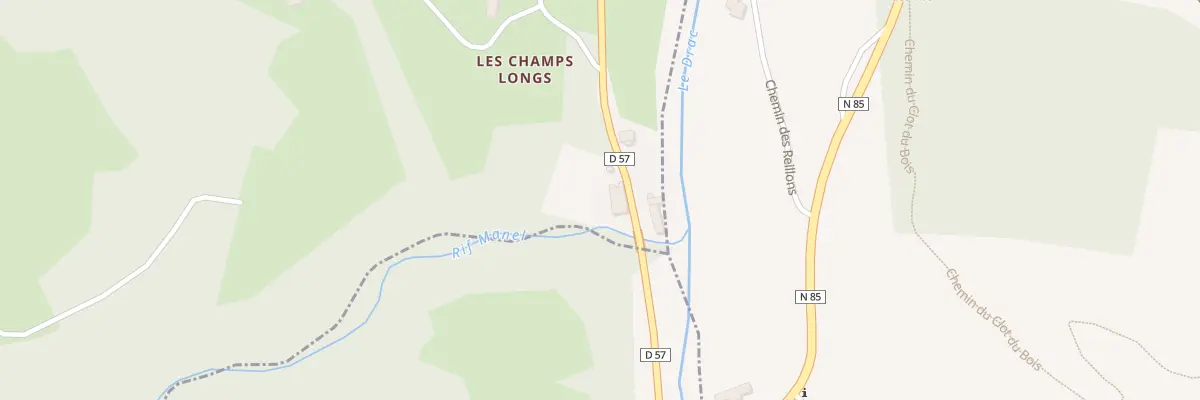 Plan du 5055 Les Champs Longs au Glaizil