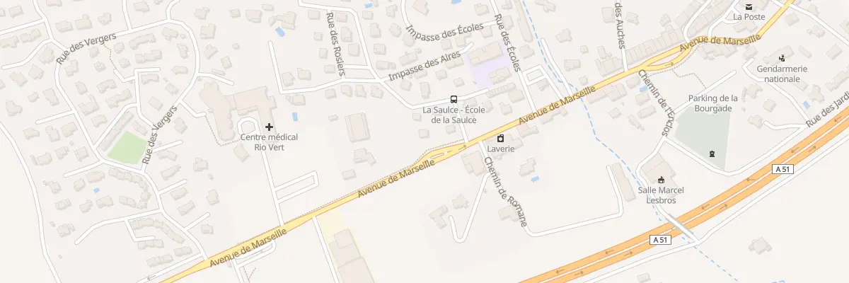 Plan du 455 Av de Marseille à La Saulce