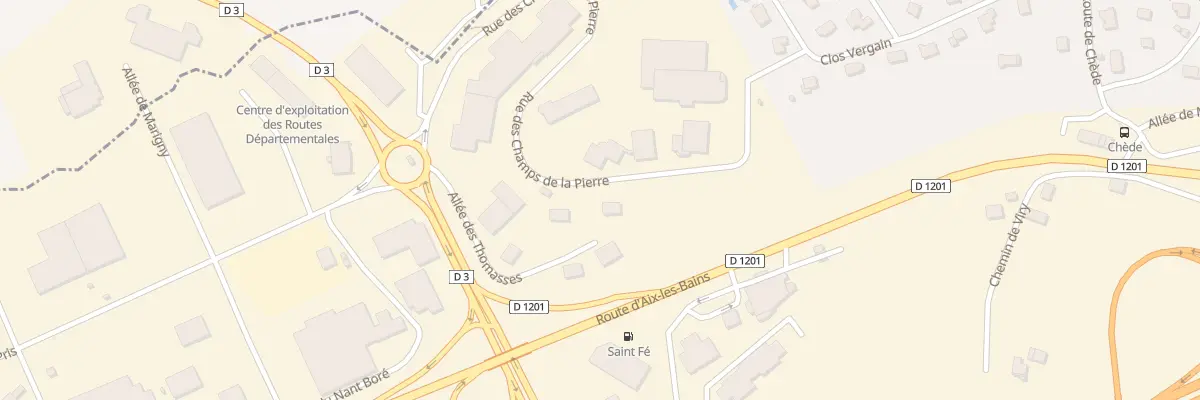 Plan du 215 All des Thomasses à Alby-sur-Chéran