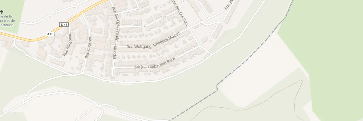 Plan du 119 Rue Jean Sébastien Bach à Homécourt