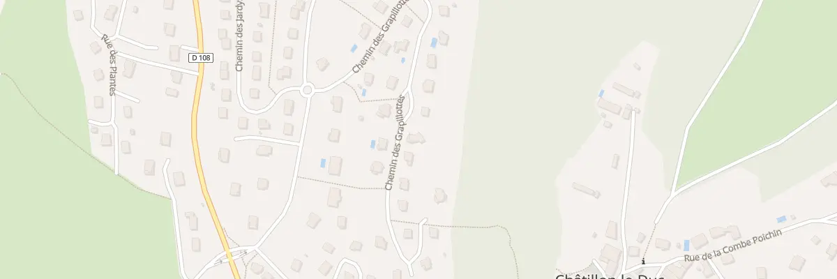 Plan du 21 Rue de la Grapillotte à Châtillon-le-Duc