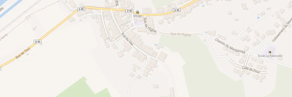 Plan du 23 Rue du Vau à Aingeray