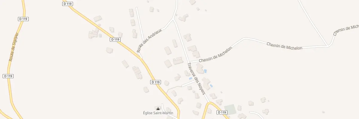 Plan du 125B Tra des Noyers à Fouillouse