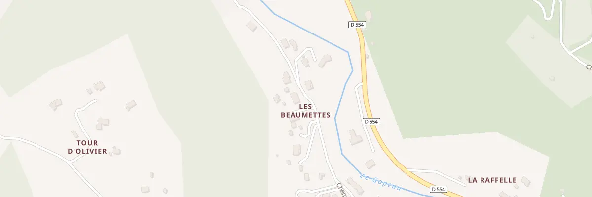 Plan du 722 Che de Ferrantu à Belgentier