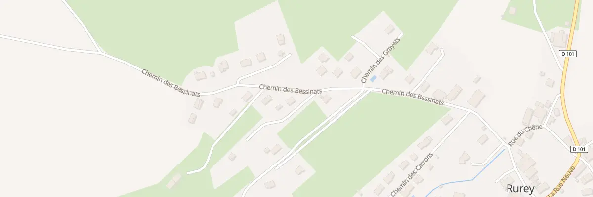 Plan du 5089 Che des Bessinias à Rurey