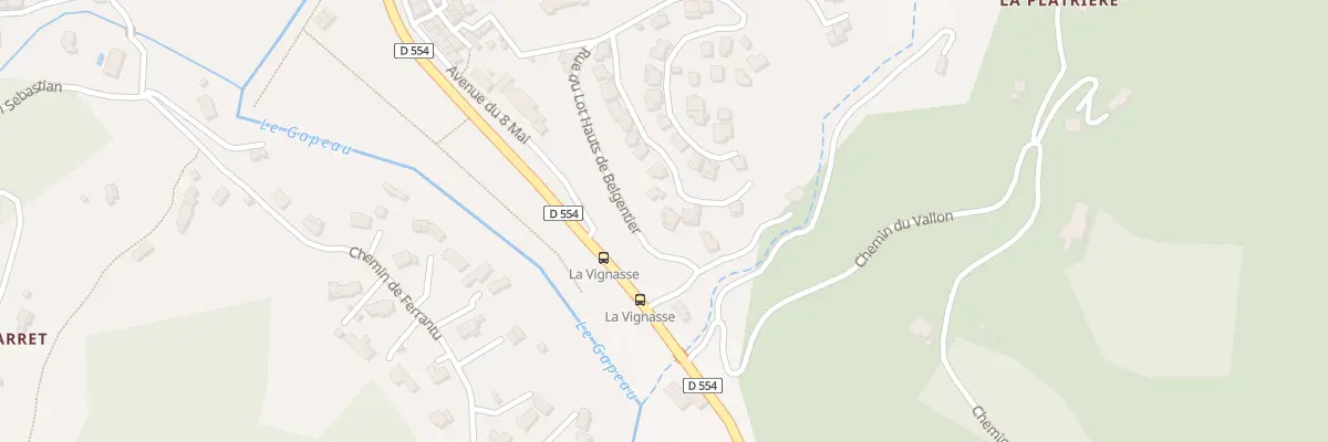 Plan du 4 Rue du Lot Hauts de Belgentier à Belgentier