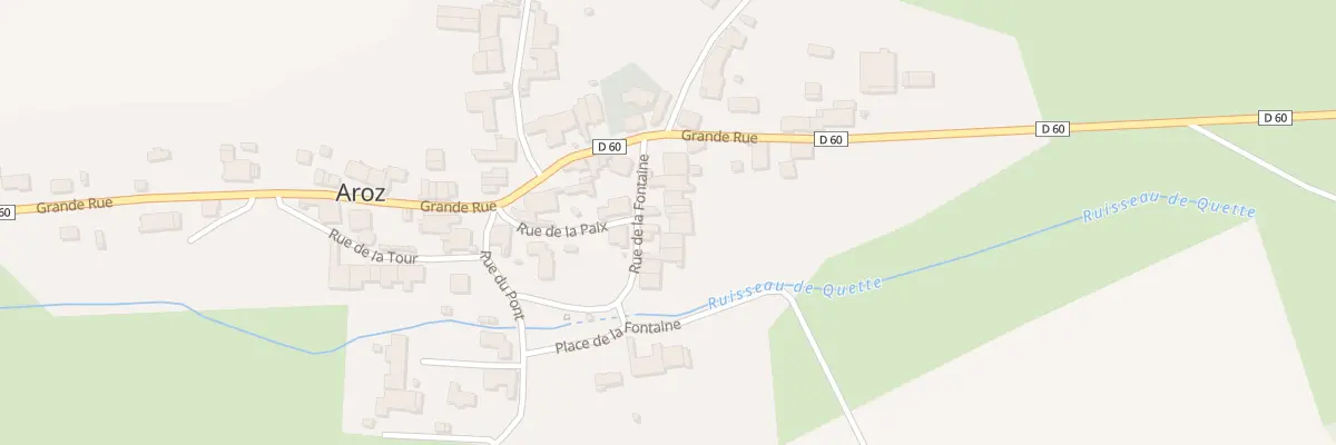 Plan du 9 Rue de la Fontaine à Aroz