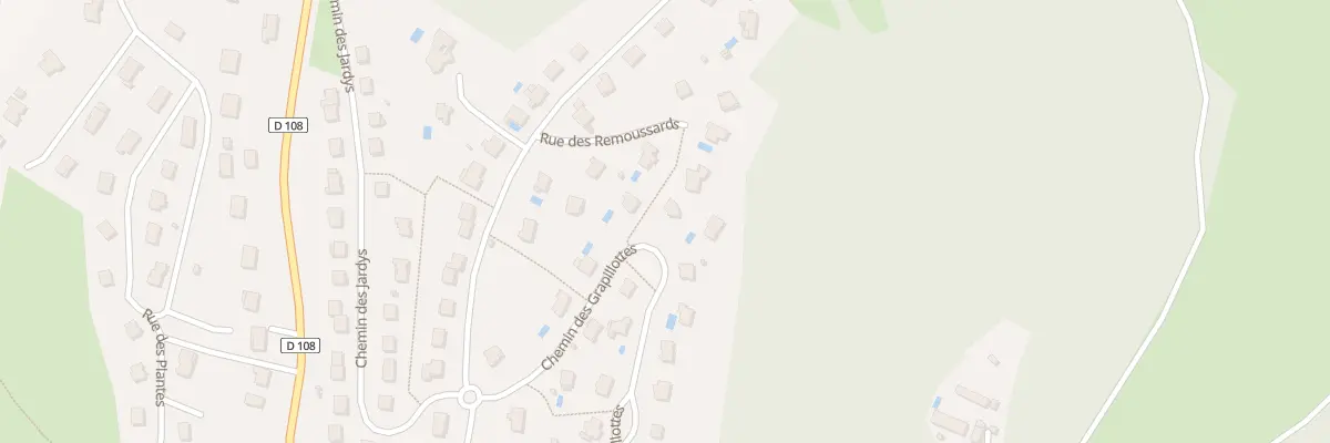 Plan du 7 Rue de la Grapillotte à Châtillon-le-Duc