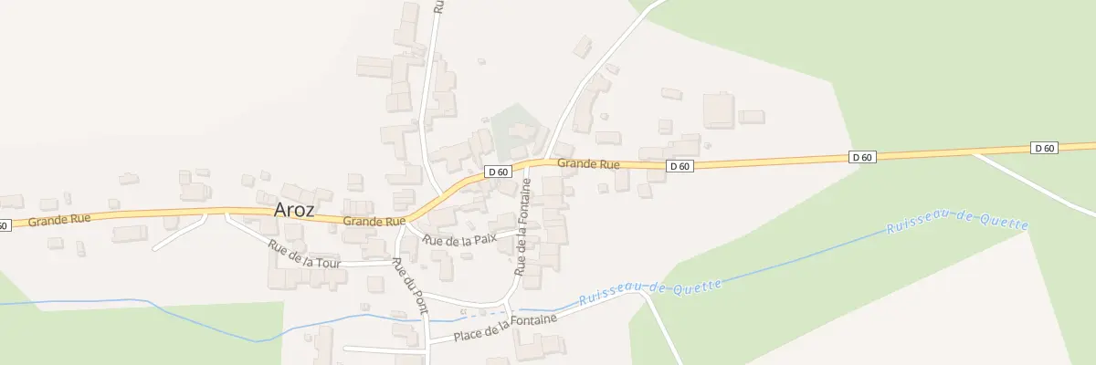 Plan du 1 Rue de la Fontaine à Aroz