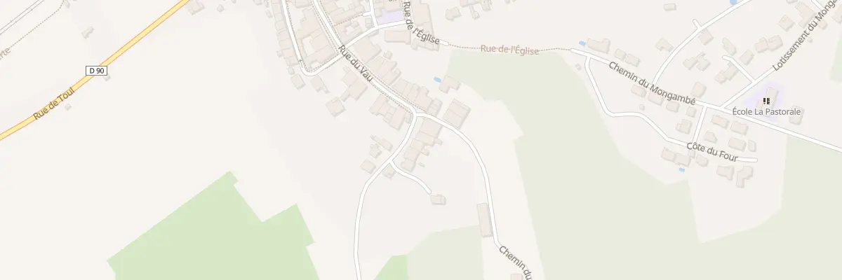 Plan du 33 Rue du Vau à Aingeray