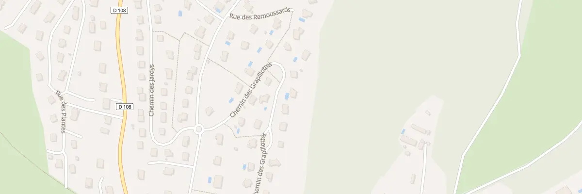 Plan du 13 Rue de la Grapillotte à Châtillon-le-Duc
