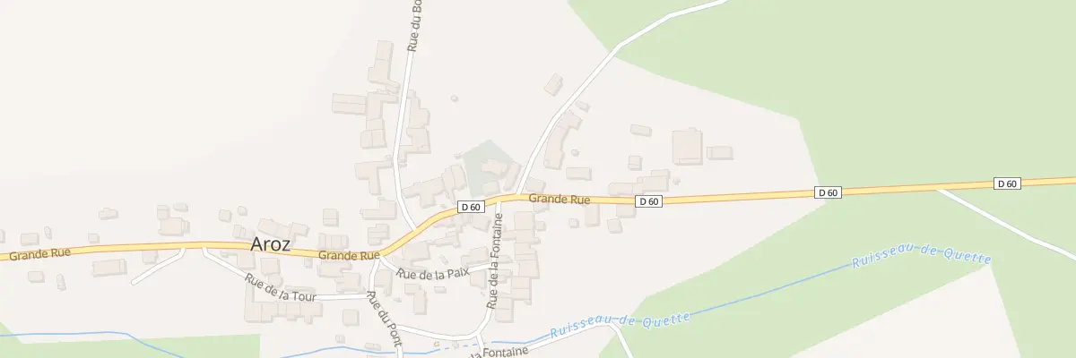 Plan du 8 Grande Rue à Aroz
