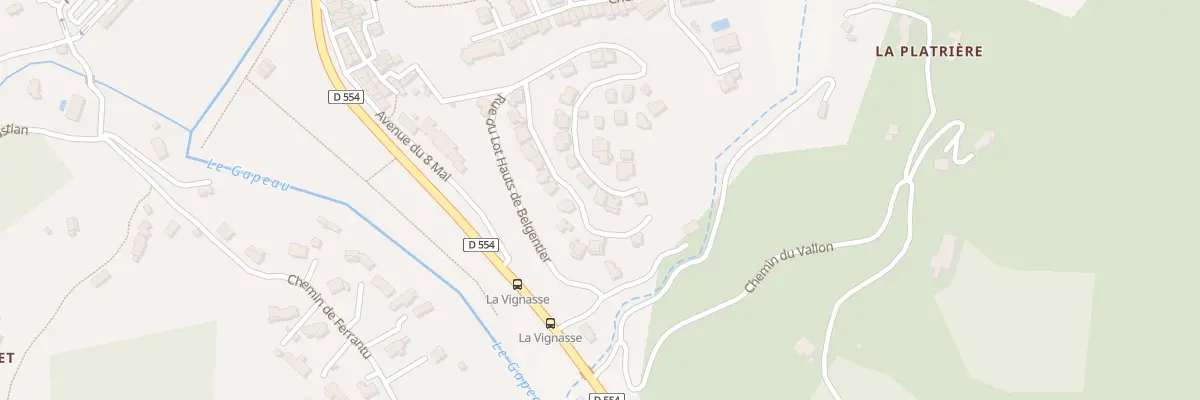 Plan du 17 Rue du Lot Hauts de Belgentier à Belgentier