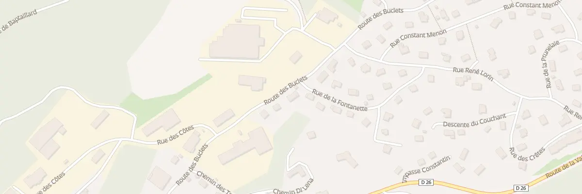 Plan du 116 Rte des Buclets à Morbier