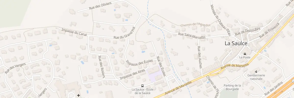 Plan du 110 Rue des Ecoles à La Saulce