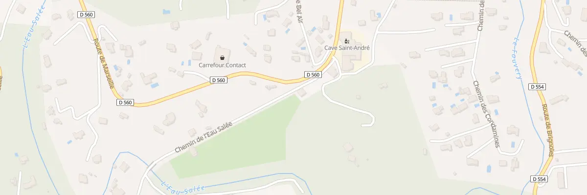 Plan du 237 Che de l’Eau Salée à Barjols