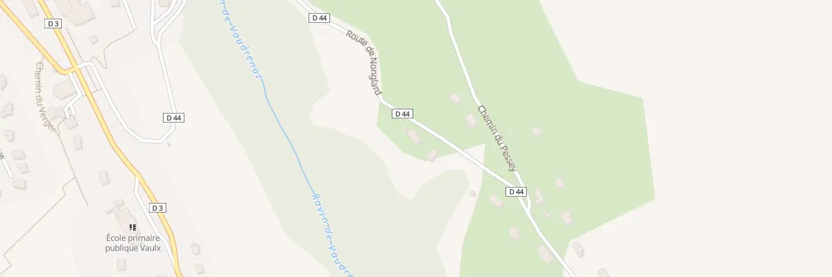Plan du 888 Rte de Nonglard à Vaulx