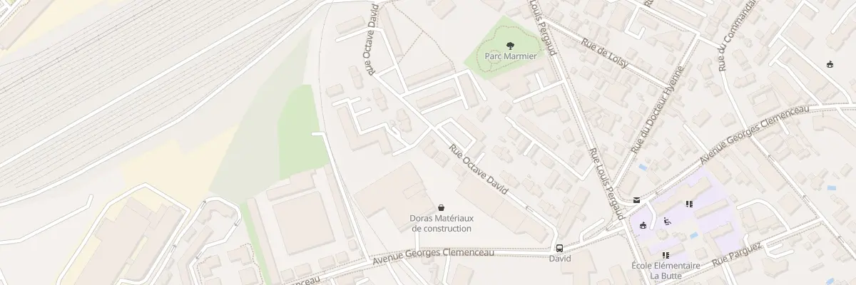 Plan du 15 Rue Octave David à Besançon