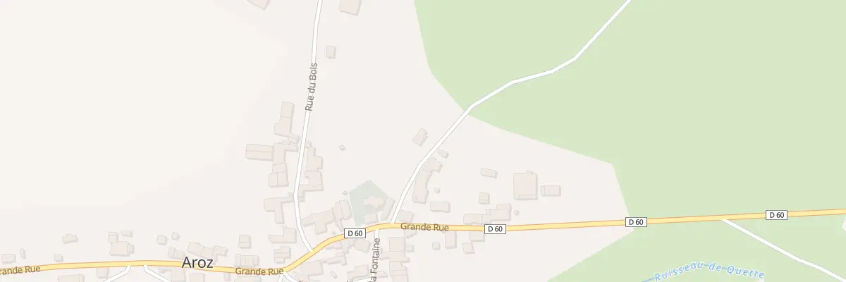 Plan du 1 Rue de la Pierre Percée à Aroz