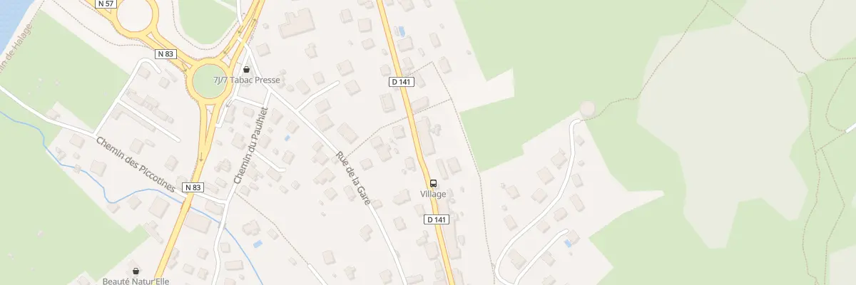 Plan du 36 Rue de Besançon à Beure