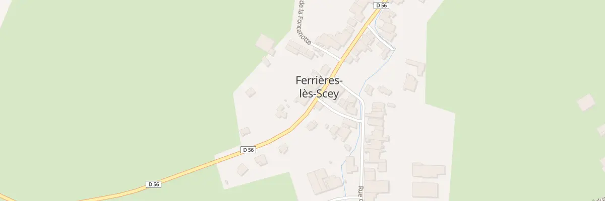 Plan du 7 Rte de Scey sur Saone à Ferrières-lès-Scey