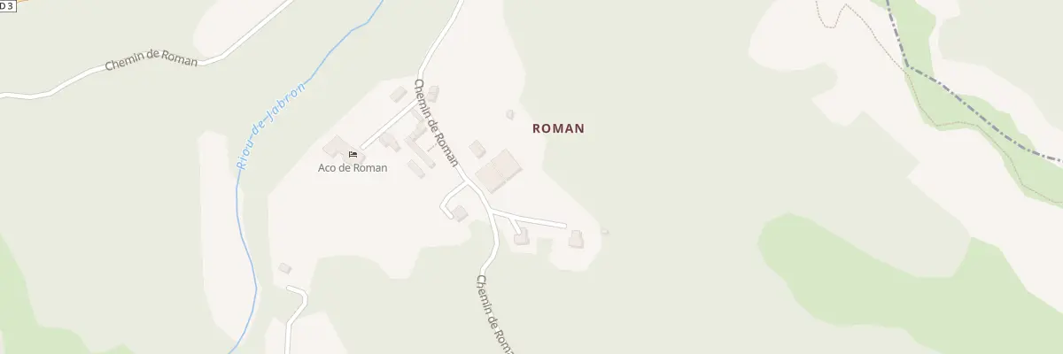 Plan du 608B Che de Roman à Entrepierres
