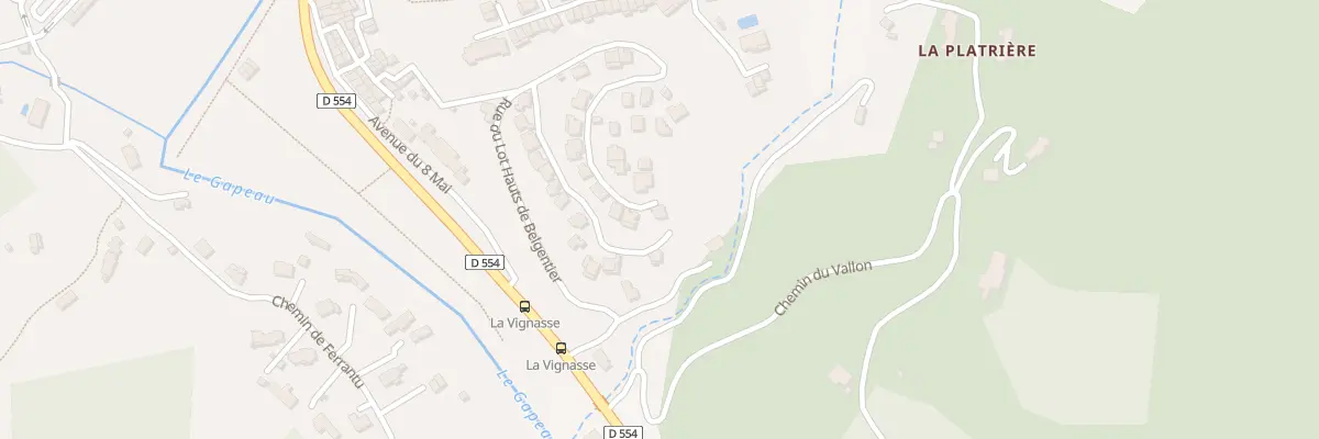 Plan du 13 Rue du Lot Hauts de Belgentier à Belgentier