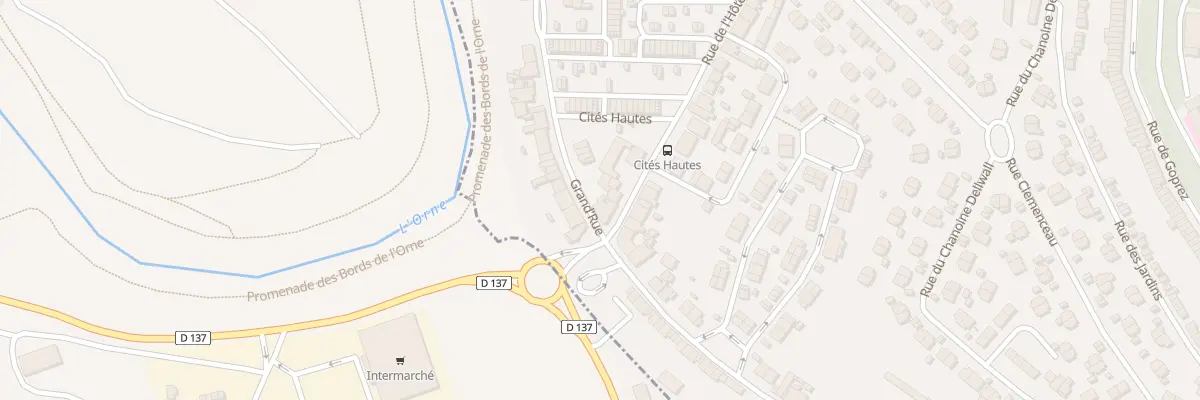 Plan du 90 Rue de l’Hôtel de Ville à Jœuf