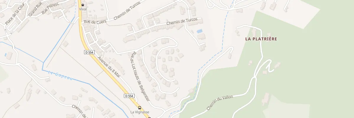 Plan du 29 Rue du Lot Hauts de Belgentier à Belgentier
