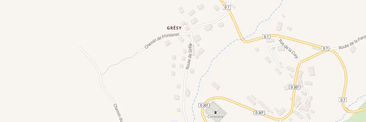 Plan du 250B Rte de Grésy à Mésigny