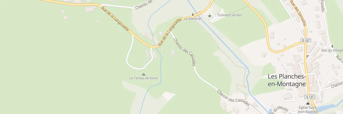 Plan du 35 Chem des Cascades aux Planches-en-Montagne