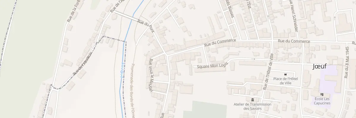 Plan du 4 Rue du Commerce à Jœuf