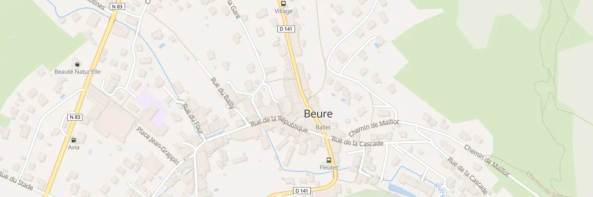 Plan du 47 Rue de Besançon à Beure