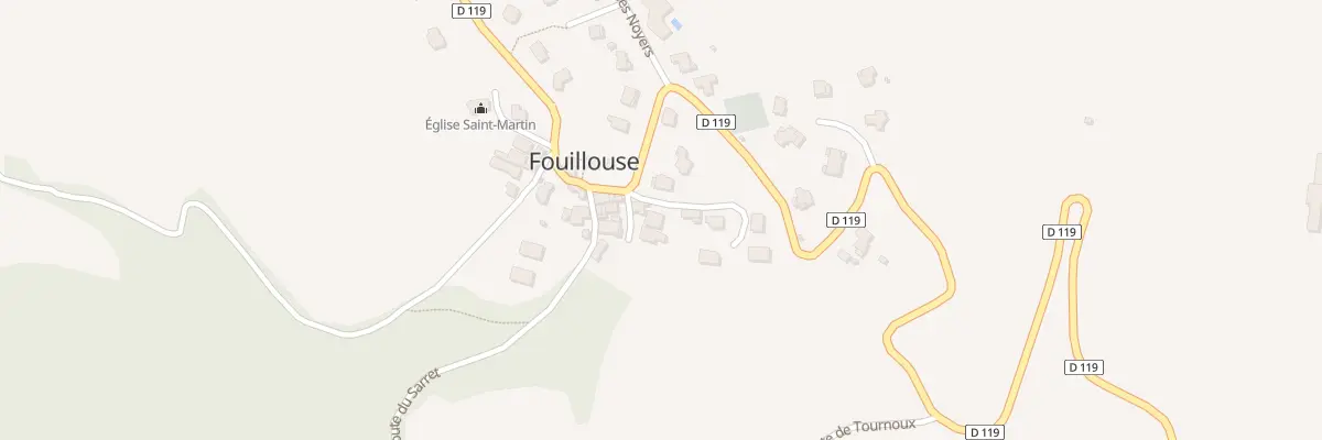 Plan du 40 Pl des Aires à Fouillouse