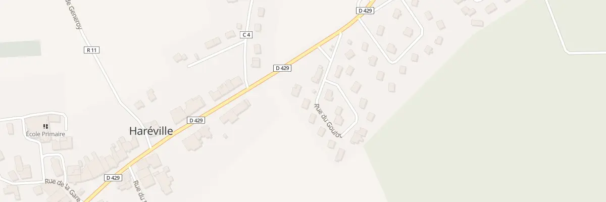 Plan du 90 Rue du Goulot à Haréville