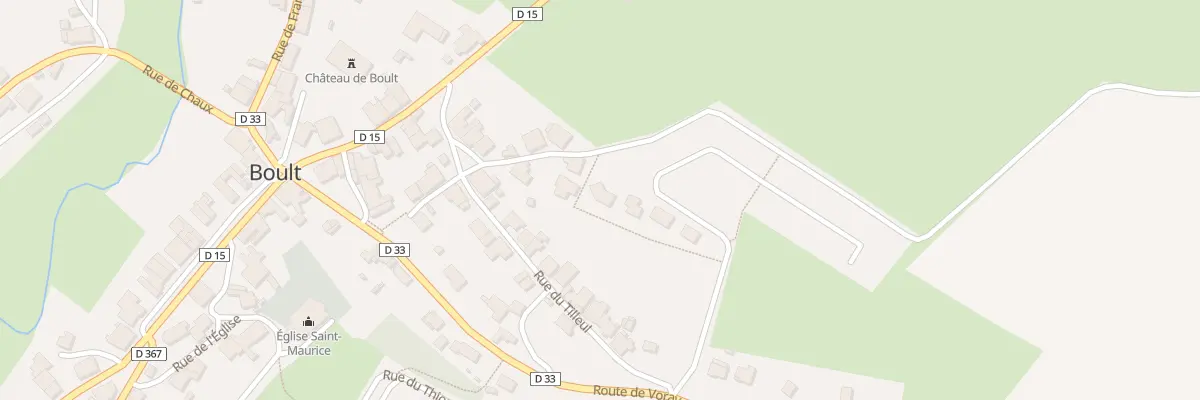Plan du 5 Rue des Fasses à Boult