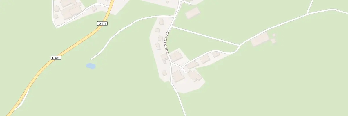 Plan du 5 Rue du Lavoir à Mournans-Charbonny
