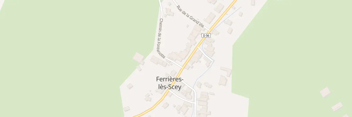 Plan du 1 Rte de Port sur Saone à Ferrières-lès-Scey