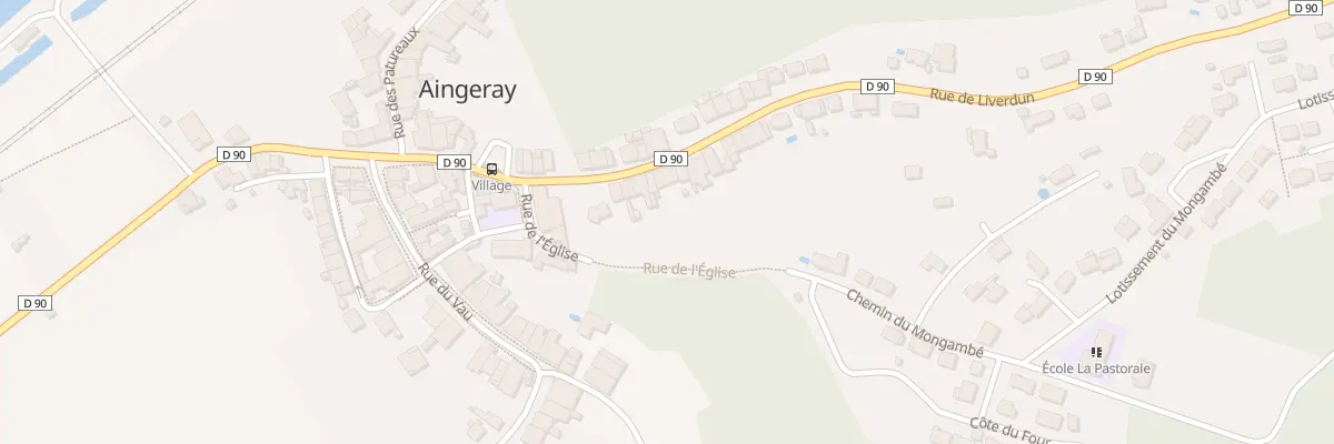 Plan du 20 Rue de Liverdun à Aingeray