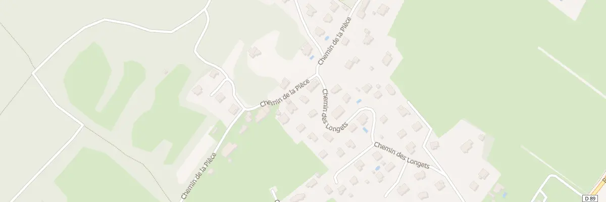 Plan du 805 Che de la Piece à Crozet