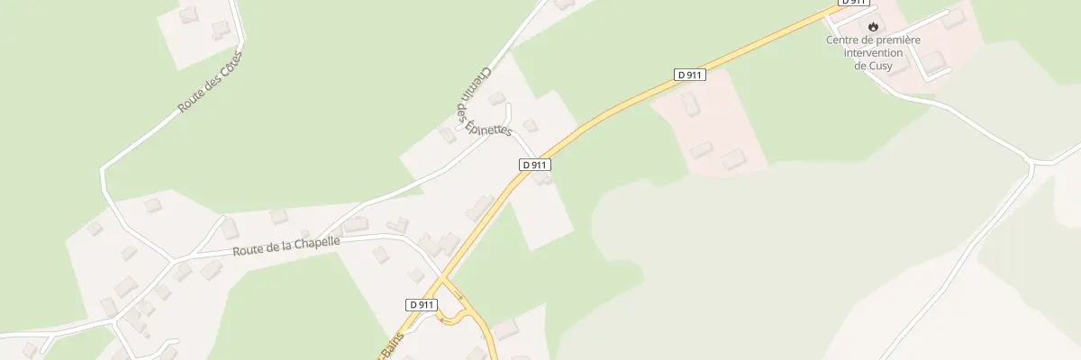 Plan du 2250 Rte d’Aix-Les-Bains à Cusy