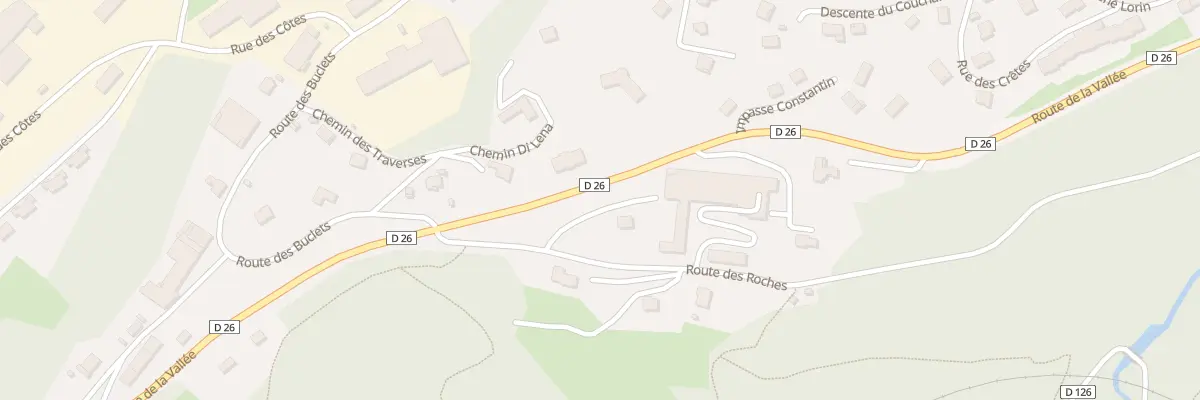 Plan du 6 Rte des Roches à Morbier