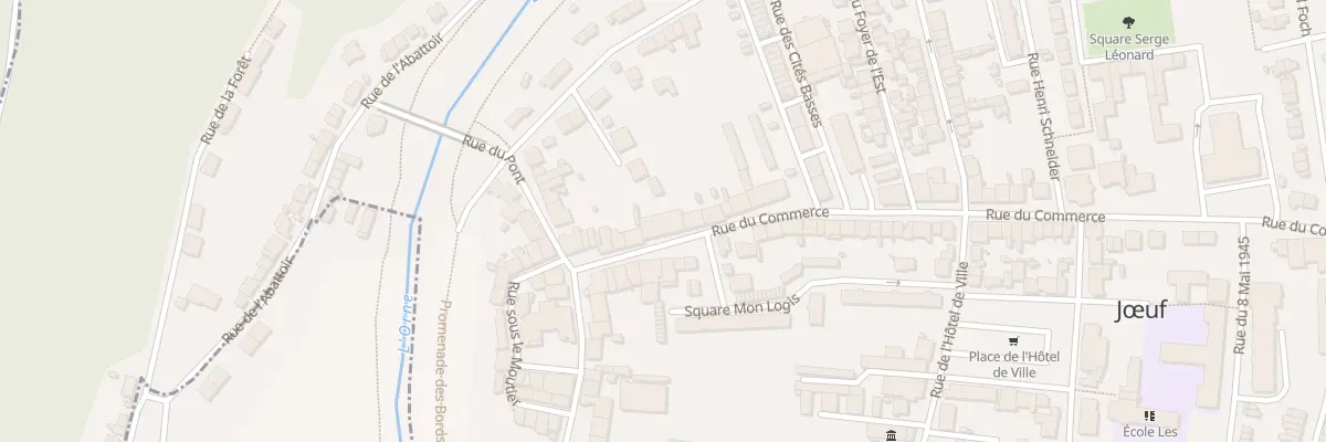 Plan du 13 Rue du Commerce à Jœuf