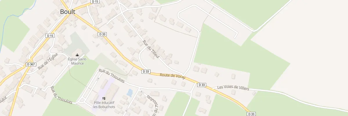 Plan du 24 Rue du Tilleul à Boult