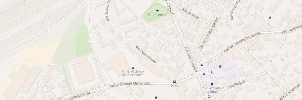 Plan du 16 Rue Octave David à Besançon