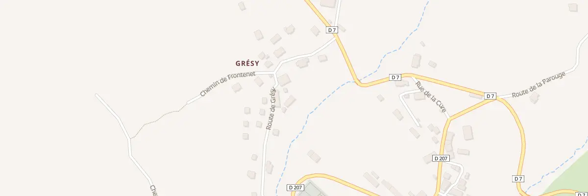 Plan du 30 Rte de Grésy à Mésigny